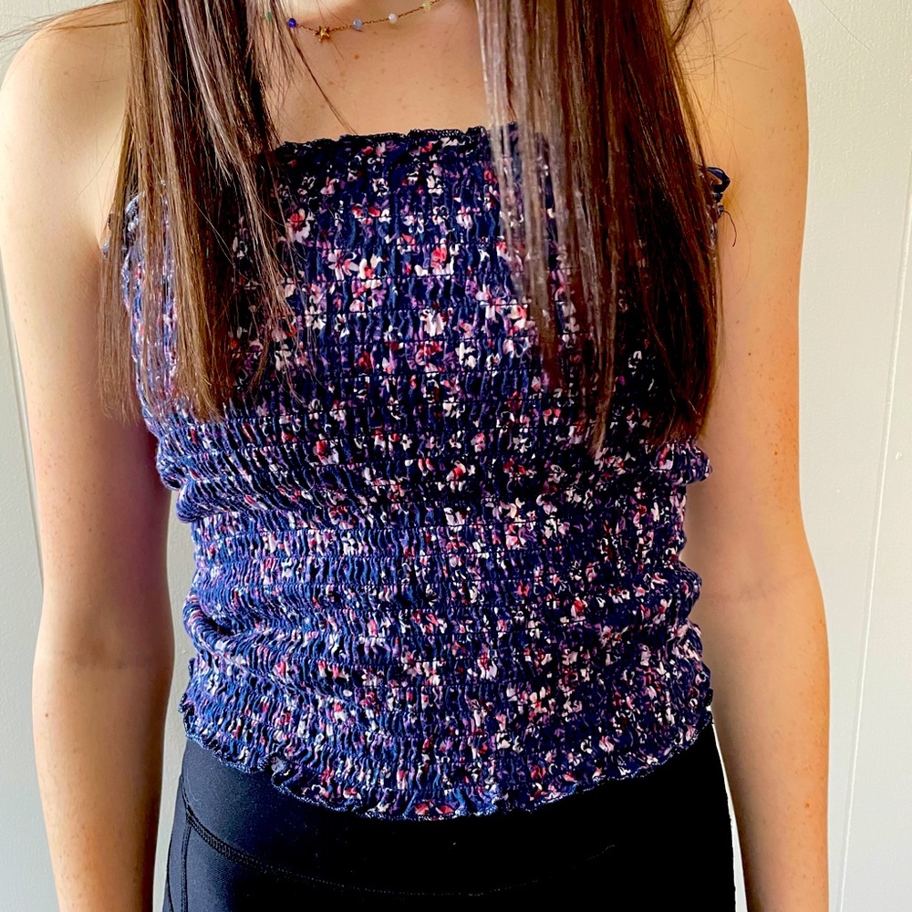 So. Floral Tube Top